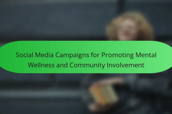 Social Media Campaigns for Promoting Mental Wellness and Community Involvement