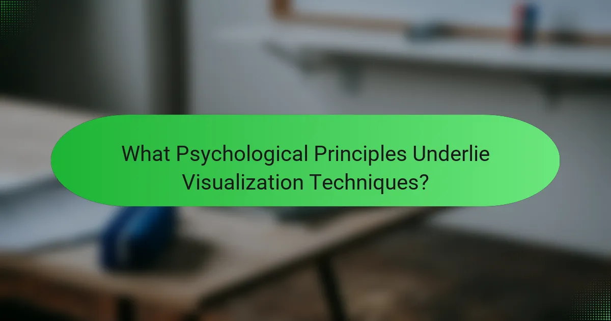 What Psychological Principles Underlie Visualization Techniques?